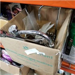 BOX OF LABRATORY FAUCETS