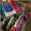Image 3 : BOX OF NEW COSTUME WIGS VALUE $400 AND MANNEQUIN HEADS