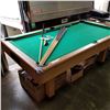 Image 1 : HALIFAX POOL TABLE AND 6 CUES