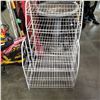 Image 2 : 2 WHITE WIRE SHOE SHELFS