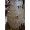 Image 3 : LOT OF 2 SHELL HANGING SHADES