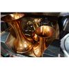 Image 2 : REPRODUCTION TEAPOT AND COFFEE POT W/ COPPER PITCHES