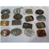 Image 2 : LOT OF 16 BELT BUCKLES