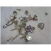 Image 2 : 2 TRAYS OF SILVER TONE JELLEWERY AND 2 LADIES ESTATE RINGS
