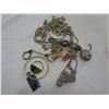Image 2 : BAG OF SILVER TONE JEWELLERY AND BAG OF CUFFLINKS