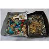Image 1 : TRAY OF JEWELLERY BOX OF COSTUME JEWELLERY