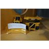 Image 1 : LOT OF 2 CATTERPILLAR DOZER AND DUMP TRUCK DIE CAST MODELS
