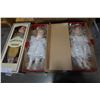 Image 2 : LOT OF COLLECTIBLE PORCELAIN DOLLS