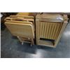 Image 1 : 3 TV TRAYS, 1 SERVING TRAY AND 3 CHAIRS