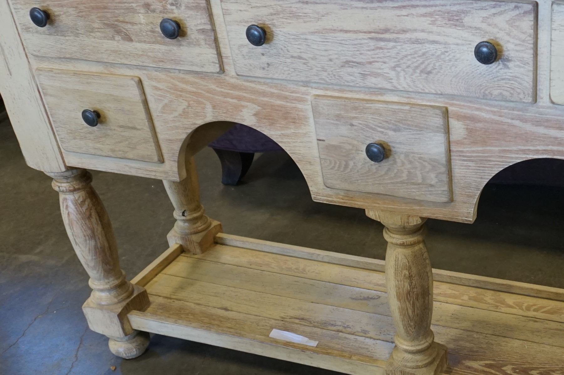 6 DRAWER RUSTIC SERVER