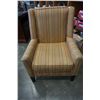 Image 1 : STRIPED STYLUS ACCENT CHAIR
