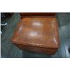 Image 2 : VINTAGE MCM HIGH BACK LOUNGE CHAIR WITH OTTOMAN