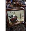 Image 1 : SHIP PAINTING ON BOARD BY COLLINS