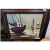 Image 2 : SHIP PAINTING ON BOARD BY COLLINS