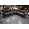 Image 1 : 3PC ABSTRACT SECTIONAL SOFA VERY CLEAN - NO RIPS