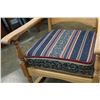 Image 2 : OAK ROCKING CHAIR W/ CUSHION