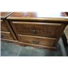 Image 2 : PAIR OF 2 DRAWER CARVED DRAWER NIGHT STANDS