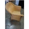 Image 2 : WICKER ARM CHAIR