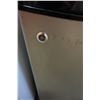 Image 2 : STAINLESS AND BLACK GE BAR FRIDGE 3 DRAWER DRESSER W/