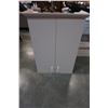 Image 1 : WHITE 2 DOOR CUPBOARD