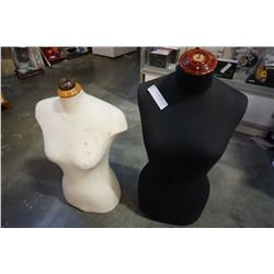 2 TORSO MANNEQUINS