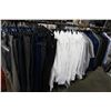 Image 1 : FULL RACK OF NEW INDO CHINO CUSTOMER SUITS AND SHIRTS