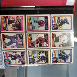 BINDWER OF 1984-85 OPEECHEE HOCKEY CARDS, MANY STAR CARDS