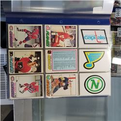 BINDER OF 1977-78 OPEECHEE HOCKEY CARDS INCLUDE STARS AND SOME ROOKIES