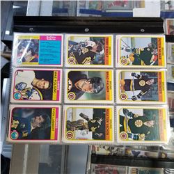 BINDER OF 1982-83 OPEECHEE HOCKEY CARDS