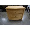 Image 1 : WICKER 3 DRAWER DRESSER