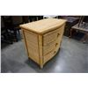 Image 2 : WICKER 3 DRAWER DRESSER