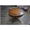 Image 1 : LEATHER INSERT 2 DRAWER PARLOUR TABLE DIELCRAFT
