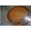 Image 3 : LEATHER INSERT 2 DRAWER PARLOUR TABLE DIELCRAFT