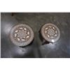 Image 2 : PAIR OF INLAID ELEPHANT END TABLES