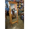 Image 1 : WOODEN SWIVEL MIRROR
