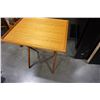 Image 1 : TEAK FOLDING TV TRAY