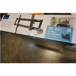 NEW OVERSTOCK INSIGNIA 33-46 INCH TILTING TV WALL MOUNT 80LB CAPACITY