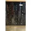 Image 2 : 38 X 50 INCH FRAMED SHADOW BOX ANTIQUE ROSARY COLLECTION