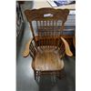 Image 2 : REFINISHED OAK PRESSBACK DINING CHAIR