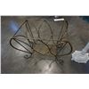 Image 2 : CAST IRON BIRD BATH AND BRASS RACK