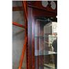 Image 2 : MAHOGANY GLASS CORNER DISPLAY CABINET