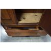 Image 3 : VINTAGE MAPLE ARMOIRE W/ MIRRORED DOOR AND 1 DRAWER