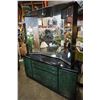 Image 1 : LAQUERED 2 PIECE DRESSER W/ STORAGE MIRROR