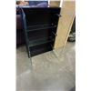 Image 2 : 3-1/2 FOOT BLACK GLASS DOOR DISPLAY CASE