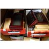 Image 1 : BOX OF WOODEN DISPLAY CASES