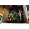 Image 2 : BOX OF SILVER PLATED ITEMS, ESTATE GOODS, ETC