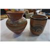 Image 2 : LOT OF CERAMIC AND POTTERY VASES