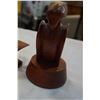 Image 2 : 2 CARVED WOOD BIRD FIGURES