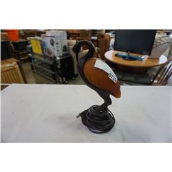 HERON ART GLASS TABLE LAMP