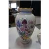 Image 2 : CRANBERRY GLASS VASES, FRANKLINMINT VASE, PENGUIN FIGURE AND BOWLS